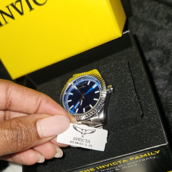 Invicta NIB Two-Tone Stainless Steel  and Blueface Dial Watch - Picture 3 of 7